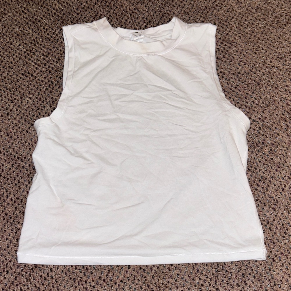Yogalicious White Muscle Tee